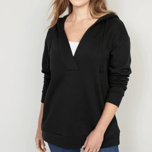 Navy Maternity Hoodie Sweater